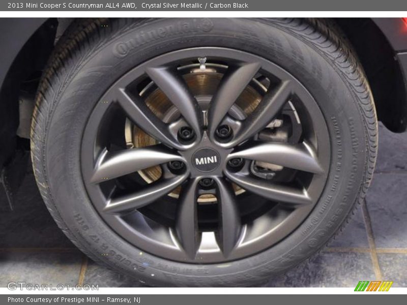 Crystal Silver Metallic / Carbon Black 2013 Mini Cooper S Countryman ALL4 AWD