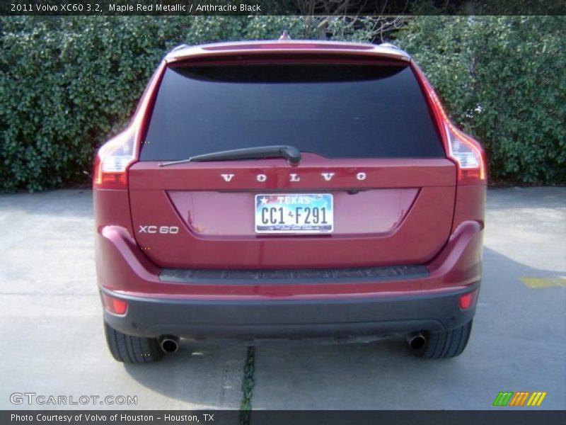 Maple Red Metallic / Anthracite Black 2011 Volvo XC60 3.2