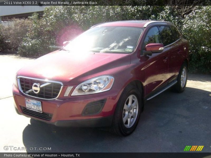 Maple Red Metallic / Anthracite Black 2011 Volvo XC60 3.2