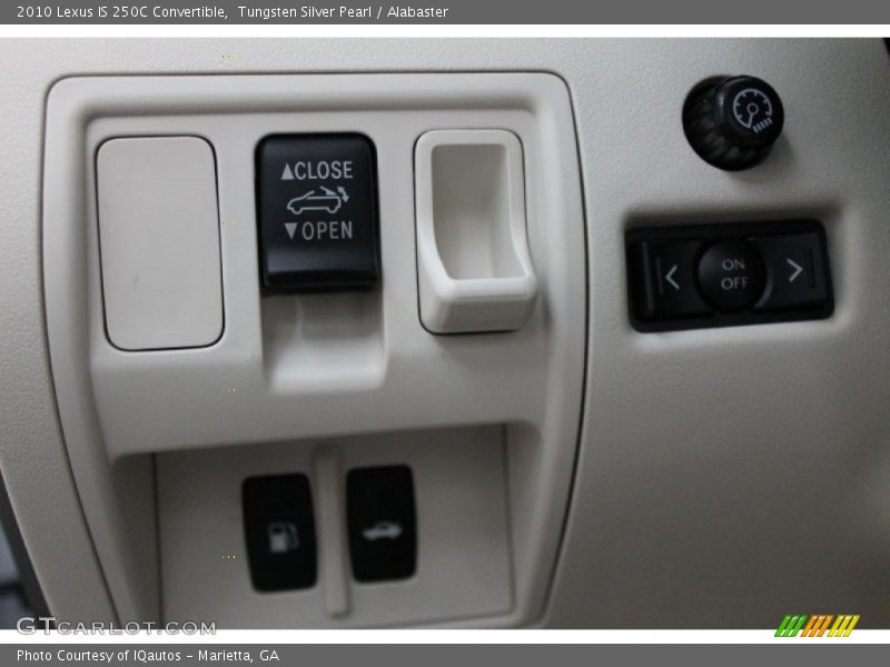 Tungsten Silver Pearl / Alabaster 2010 Lexus IS 250C Convertible