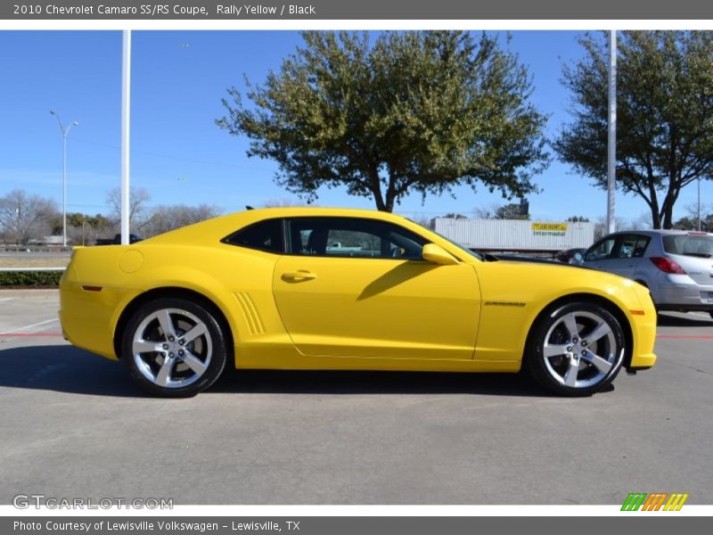 Rally Yellow / Black 2010 Chevrolet Camaro SS/RS Coupe