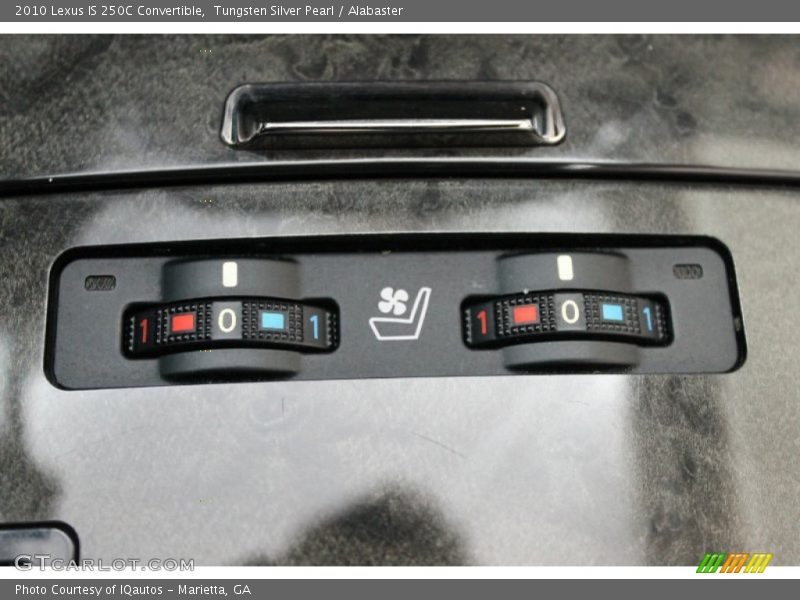 Tungsten Silver Pearl / Alabaster 2010 Lexus IS 250C Convertible