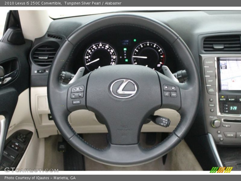 Tungsten Silver Pearl / Alabaster 2010 Lexus IS 250C Convertible