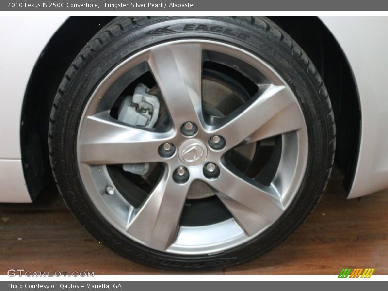 Tungsten Silver Pearl / Alabaster 2010 Lexus IS 250C Convertible