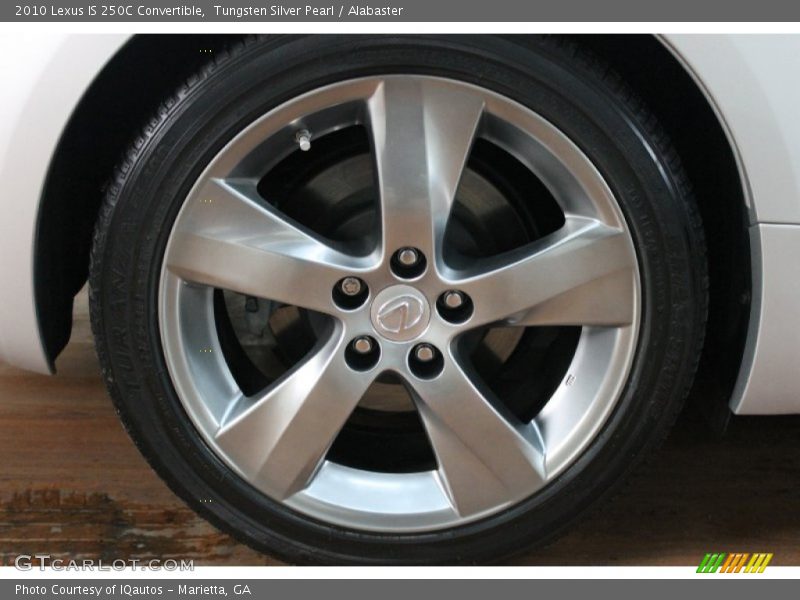 Tungsten Silver Pearl / Alabaster 2010 Lexus IS 250C Convertible