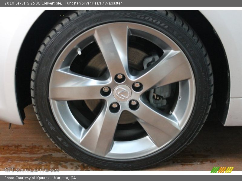 Tungsten Silver Pearl / Alabaster 2010 Lexus IS 250C Convertible