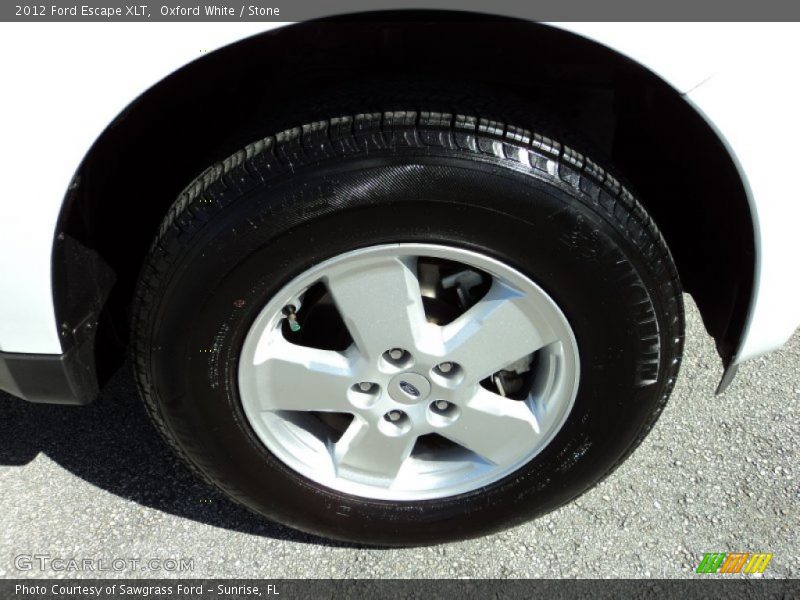 Oxford White / Stone 2012 Ford Escape XLT