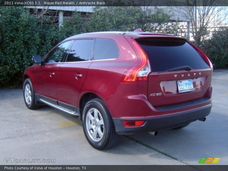 Maple Red Metallic / Anthracite Black 2011 Volvo XC60 3.2