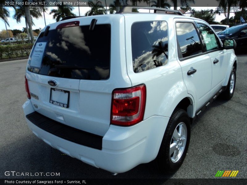 Oxford White / Stone 2012 Ford Escape XLT