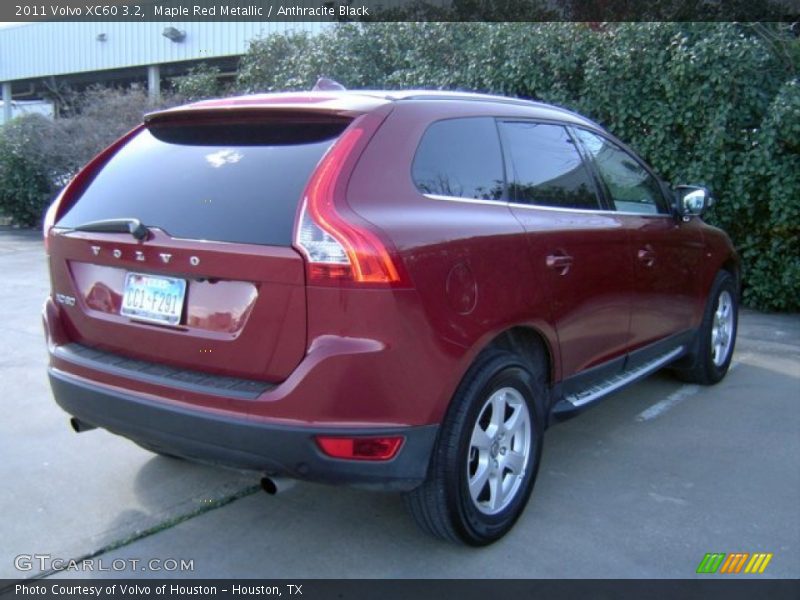 Maple Red Metallic / Anthracite Black 2011 Volvo XC60 3.2