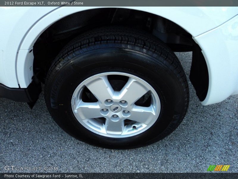 Oxford White / Stone 2012 Ford Escape XLT
