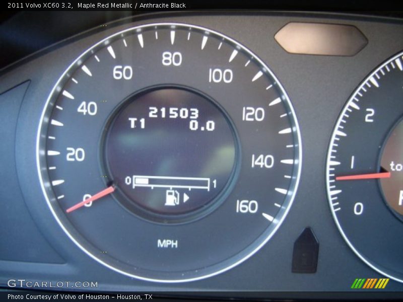 Maple Red Metallic / Anthracite Black 2011 Volvo XC60 3.2