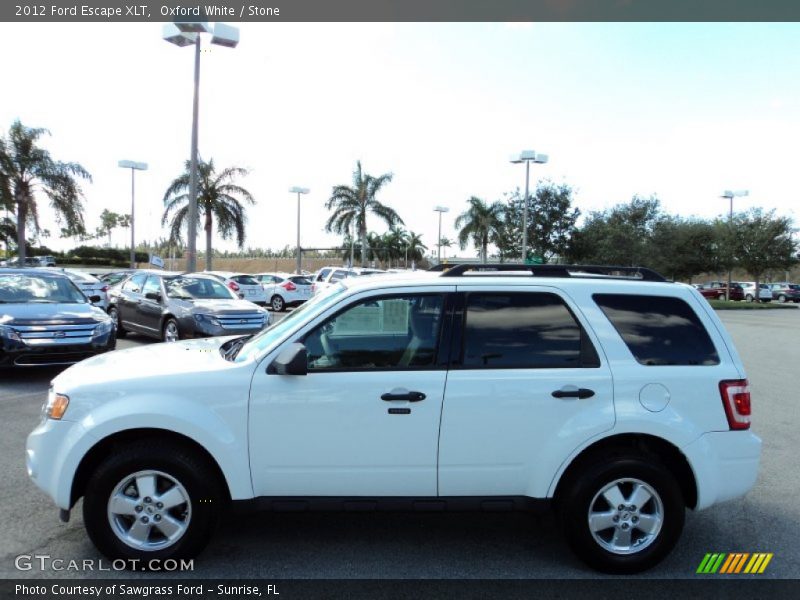 Oxford White / Stone 2012 Ford Escape XLT