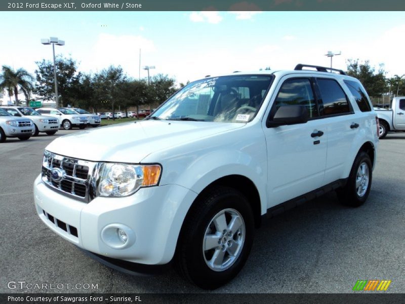 Oxford White / Stone 2012 Ford Escape XLT