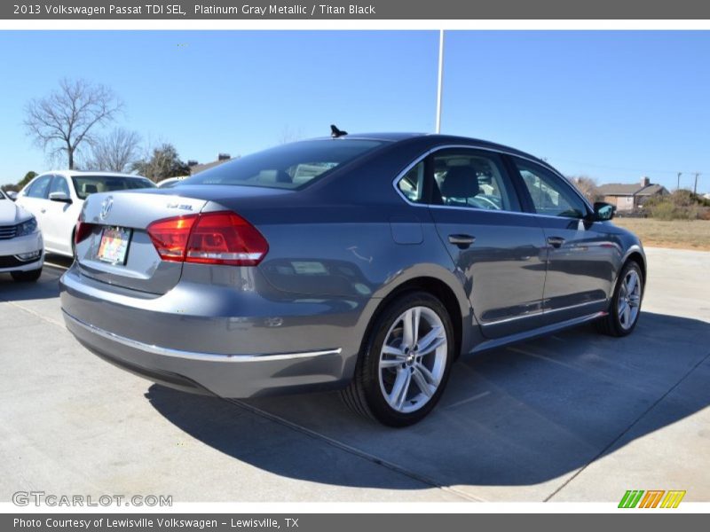 Platinum Gray Metallic / Titan Black 2013 Volkswagen Passat TDI SEL