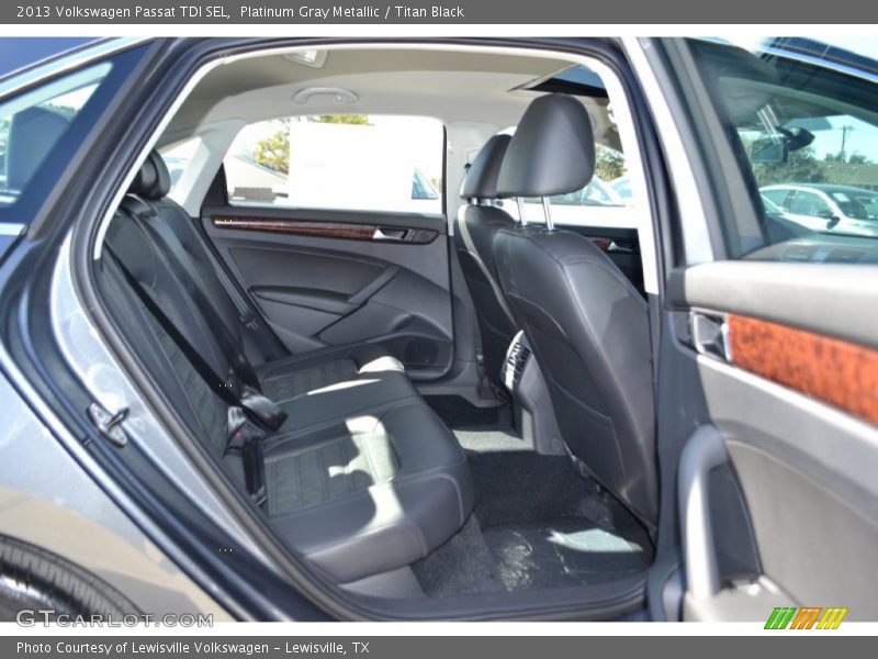 Platinum Gray Metallic / Titan Black 2013 Volkswagen Passat TDI SEL