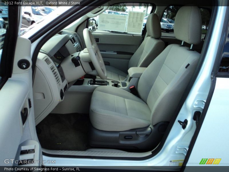 Oxford White / Stone 2012 Ford Escape XLT