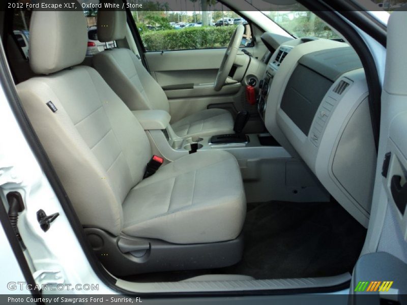 Oxford White / Stone 2012 Ford Escape XLT