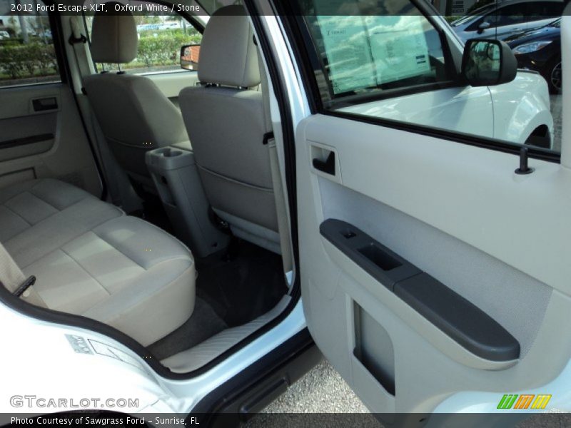 Oxford White / Stone 2012 Ford Escape XLT