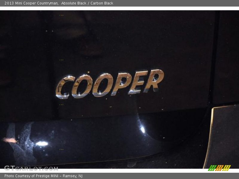 Absolute Black / Carbon Black 2013 Mini Cooper Countryman
