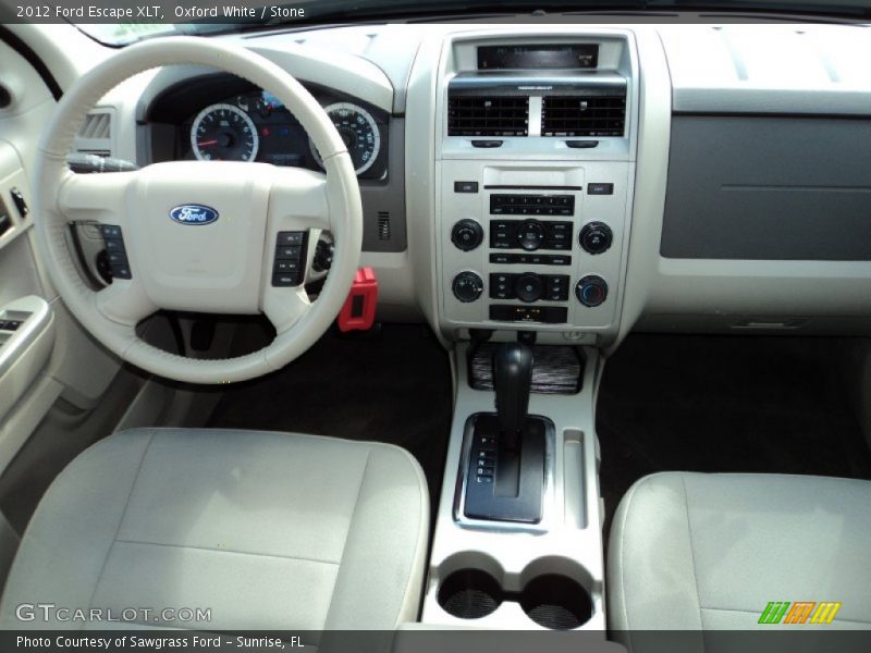 Oxford White / Stone 2012 Ford Escape XLT