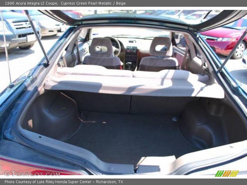 Cypress Green Pearl Metallic / Beige 1996 Acura Integra LS Coupe