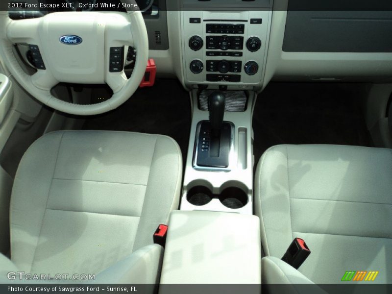 Oxford White / Stone 2012 Ford Escape XLT