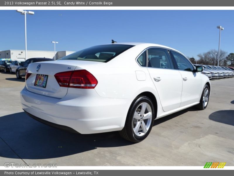 Candy White / Cornsilk Beige 2013 Volkswagen Passat 2.5L SE