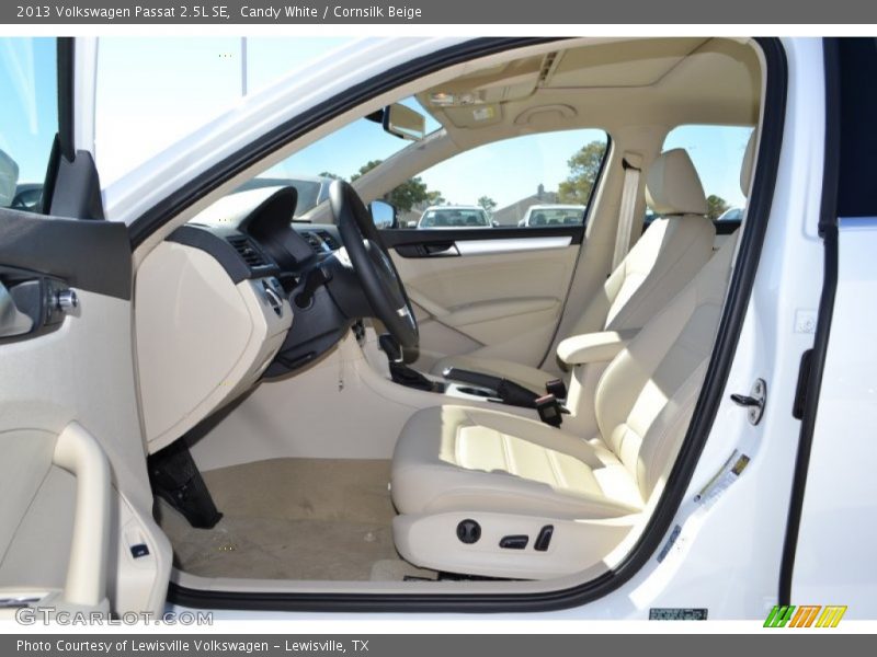 Candy White / Cornsilk Beige 2013 Volkswagen Passat 2.5L SE