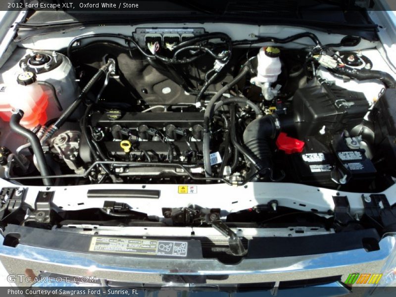 Oxford White / Stone 2012 Ford Escape XLT