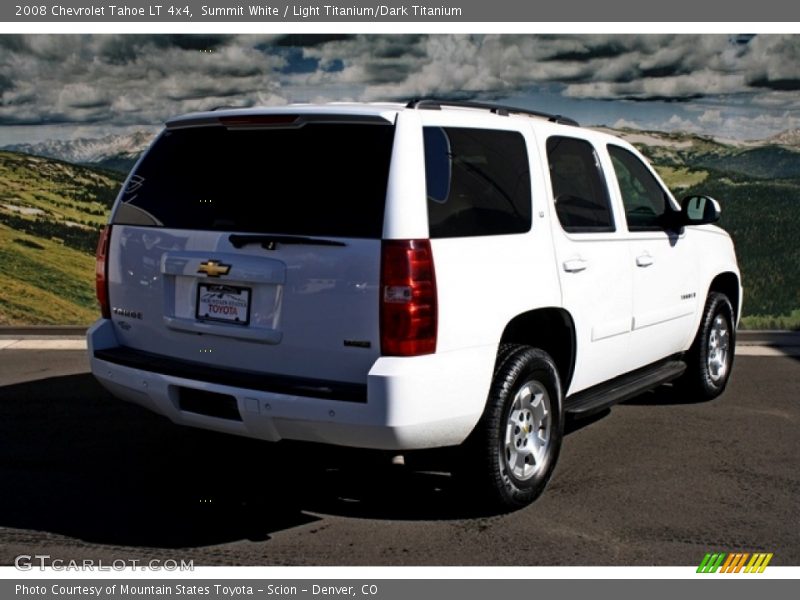 Summit White / Light Titanium/Dark Titanium 2008 Chevrolet Tahoe LT 4x4