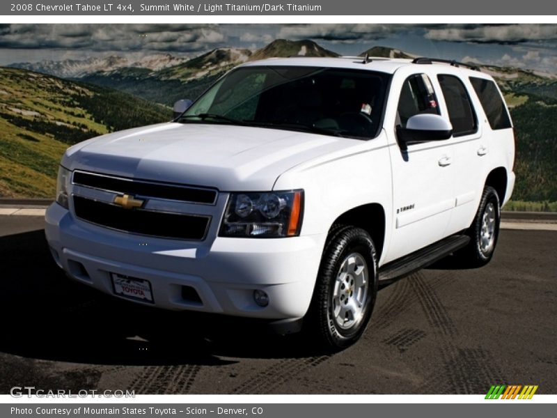 Summit White / Light Titanium/Dark Titanium 2008 Chevrolet Tahoe LT 4x4