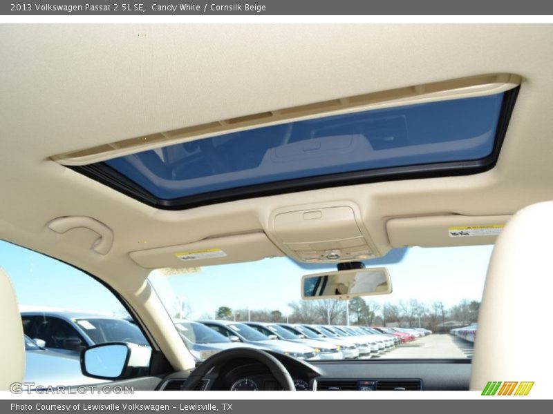 Candy White / Cornsilk Beige 2013 Volkswagen Passat 2.5L SE
