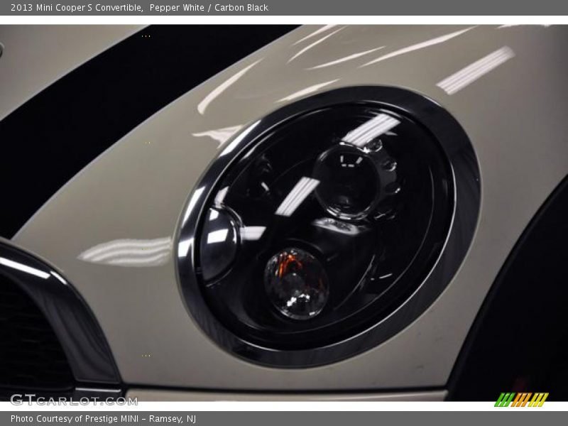 Pepper White / Carbon Black 2013 Mini Cooper S Convertible