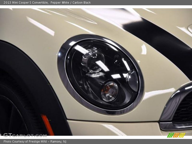 Pepper White / Carbon Black 2013 Mini Cooper S Convertible