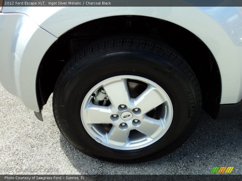 Ingot Silver Metallic / Charcoal Black 2012 Ford Escape XLT