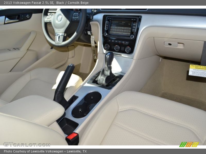 Black / Cornsilk Beige 2013 Volkswagen Passat 2.5L SE
