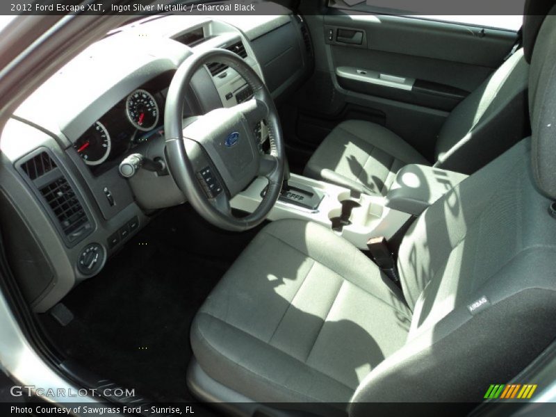 Ingot Silver Metallic / Charcoal Black 2012 Ford Escape XLT