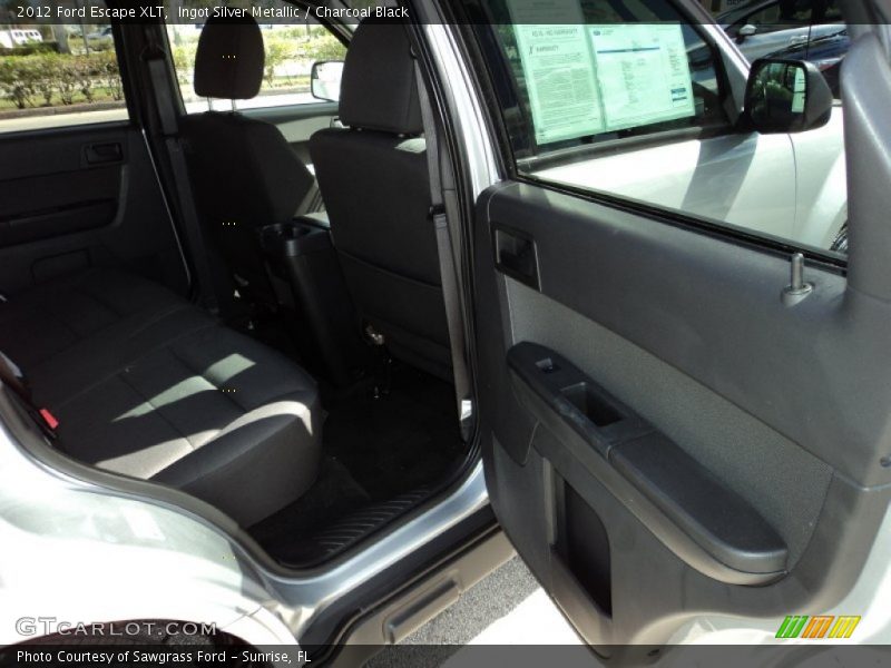Ingot Silver Metallic / Charcoal Black 2012 Ford Escape XLT