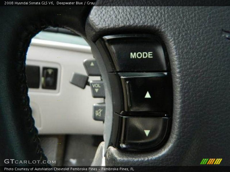 Deepwater Blue / Gray 2008 Hyundai Sonata GLS V6