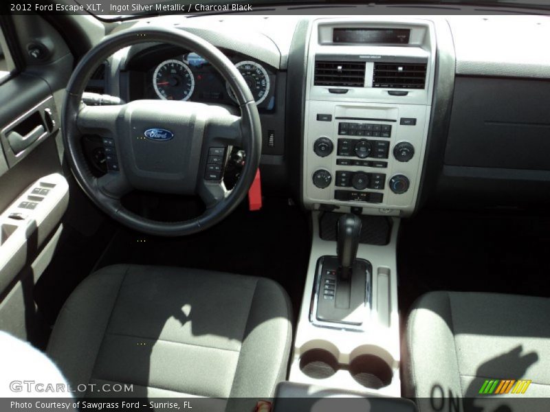 Ingot Silver Metallic / Charcoal Black 2012 Ford Escape XLT