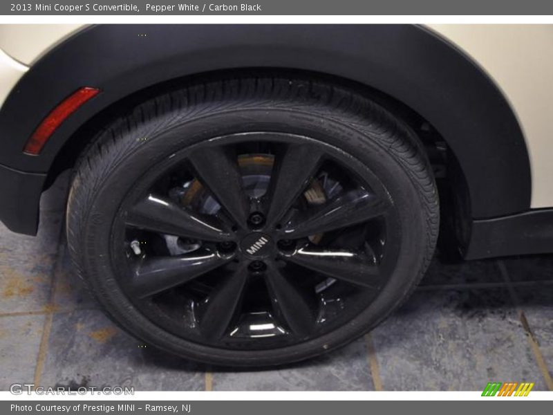 Pepper White / Carbon Black 2013 Mini Cooper S Convertible