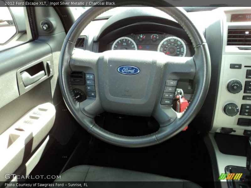 Ingot Silver Metallic / Charcoal Black 2012 Ford Escape XLT