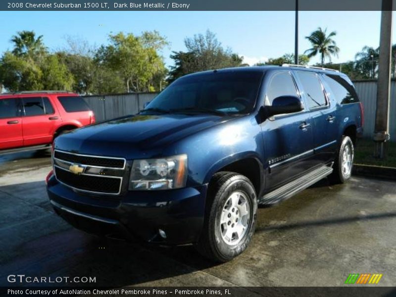 Dark Blue Metallic / Ebony 2008 Chevrolet Suburban 1500 LT