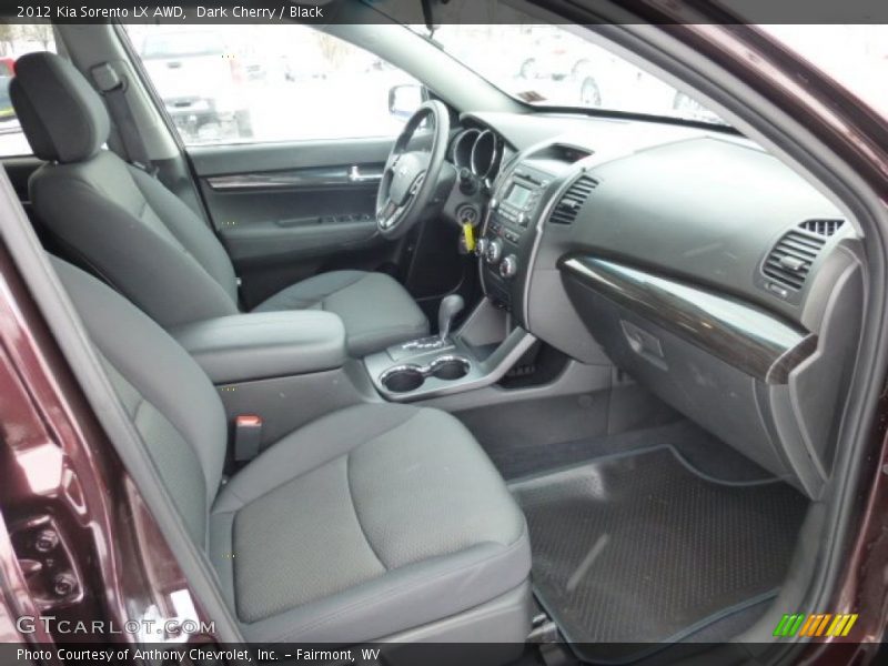 Dark Cherry / Black 2012 Kia Sorento LX AWD
