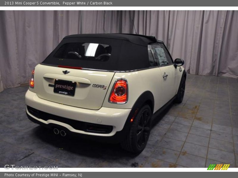 Pepper White / Carbon Black 2013 Mini Cooper S Convertible