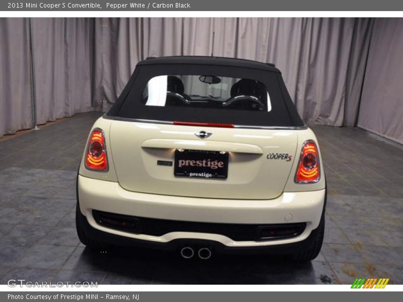 Pepper White / Carbon Black 2013 Mini Cooper S Convertible