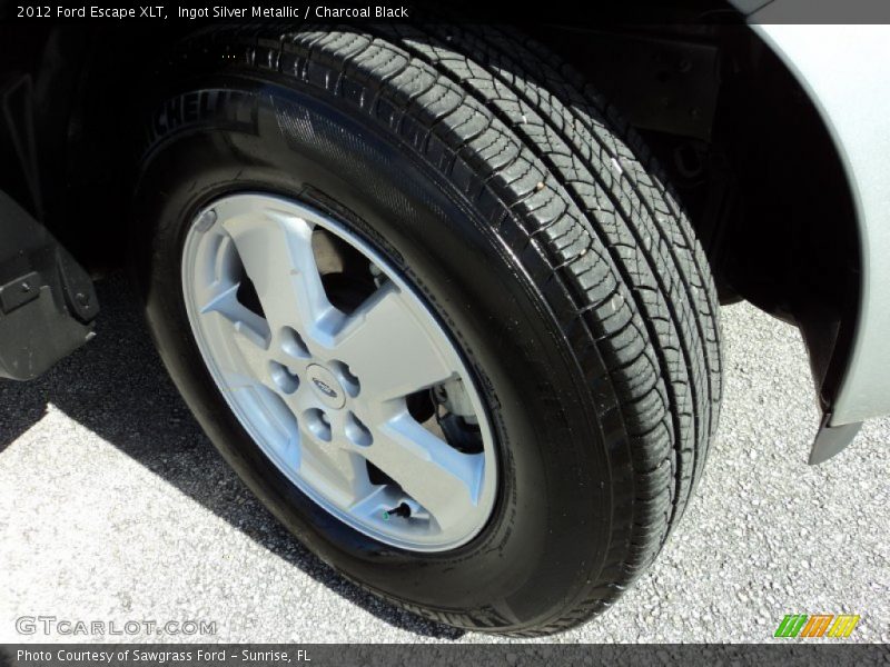 Ingot Silver Metallic / Charcoal Black 2012 Ford Escape XLT
