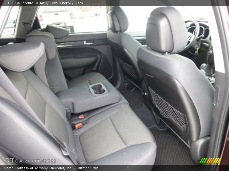 Dark Cherry / Black 2012 Kia Sorento LX AWD