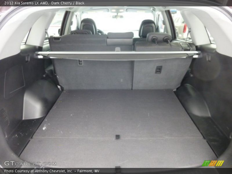 Dark Cherry / Black 2012 Kia Sorento LX AWD